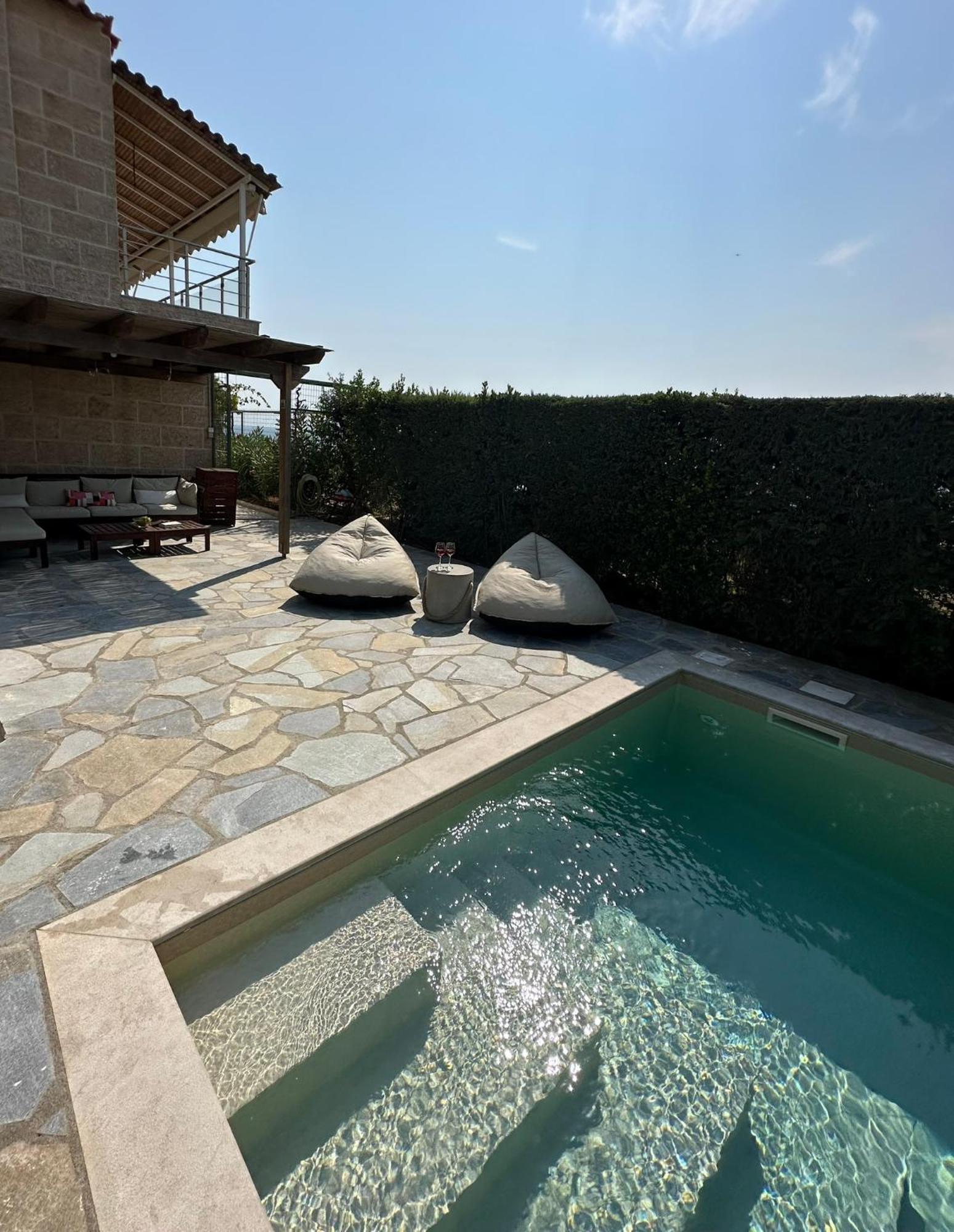 Villa Agia Marina 5M Walk To The Beach With Private Pool エクステリア 写真