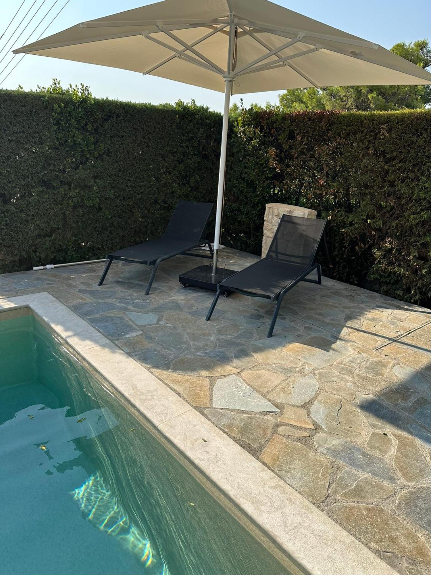 Villa Agia Marina 5M Walk To The Beach With Private Pool エクステリア 写真