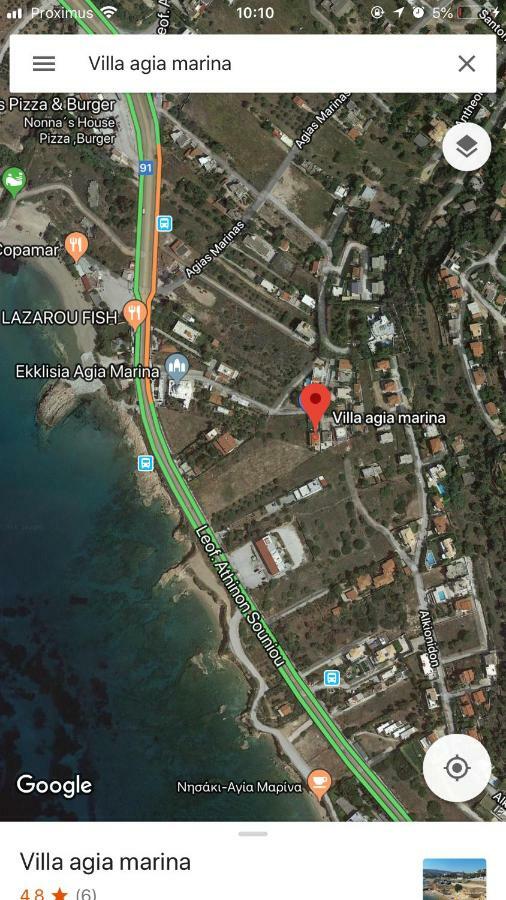 Villa Agia Marina 5M Walk To The Beach With Private Pool エクステリア 写真